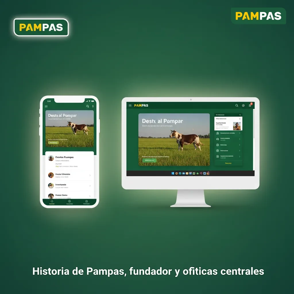 Historia de Pampas: fundador y CEO identificados, dirección de oficinas centrales y transparencia legal en Argentina.