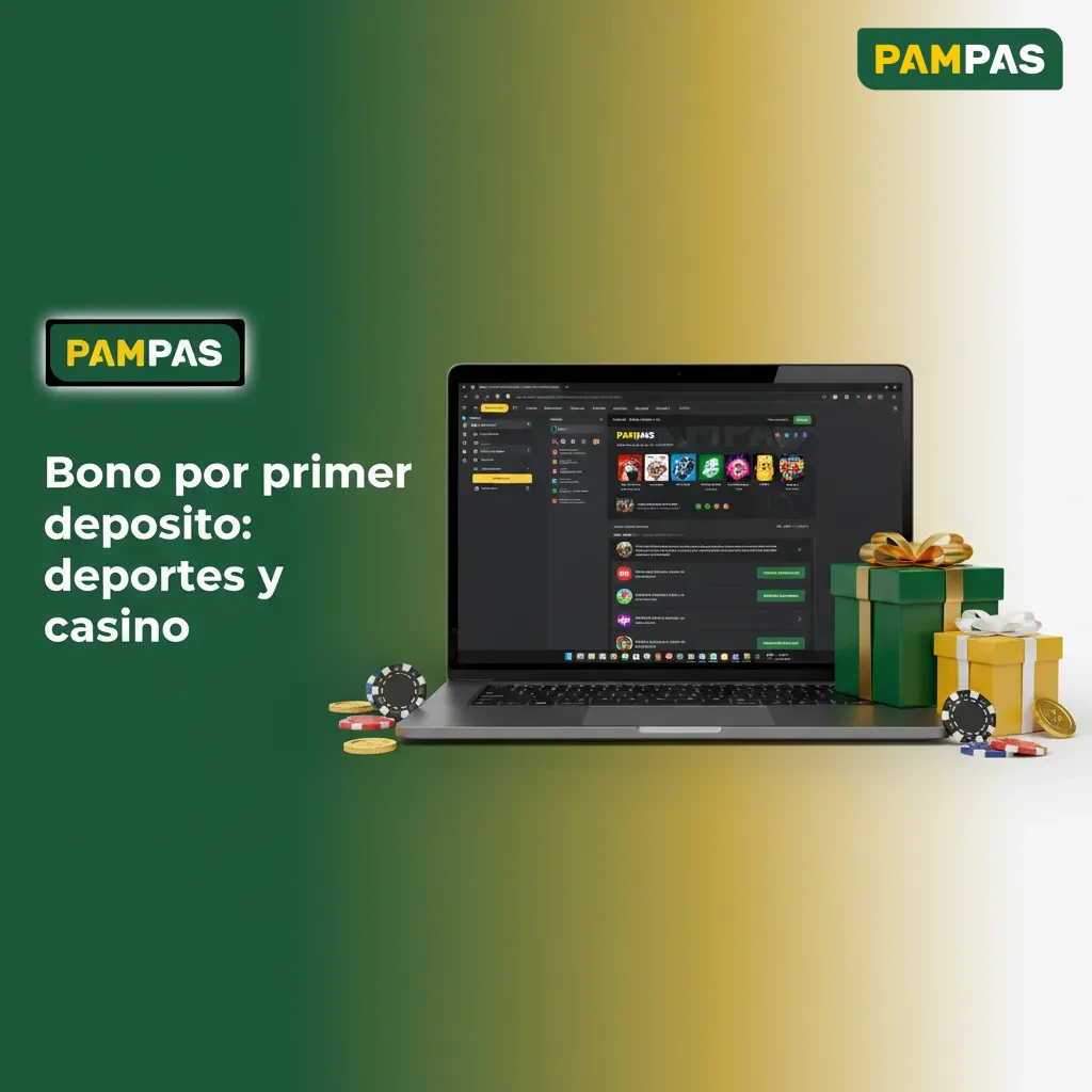 Bono de bienvenida: deportes 400% hasta ARS 770.000 y casino 400% hasta ARS 2.000.000 en 5 primeros depósitos.
