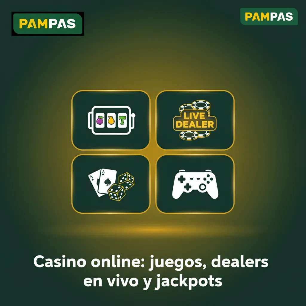 Interfaz de casino online con 3.000+ juegos: tragamonedas, ruleta y blackjack con dealers en vivo y jackpots progresivos.