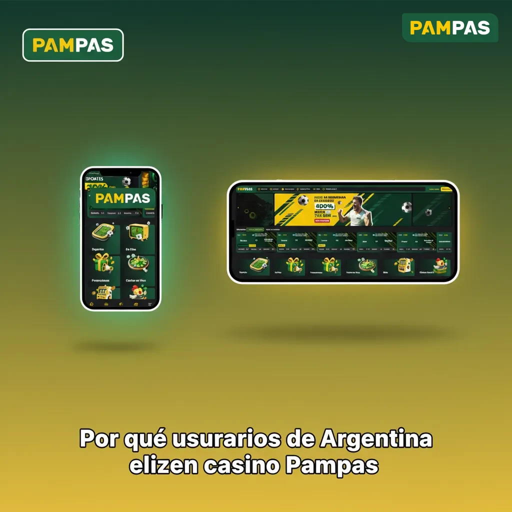 Banner de Casino Pampas en Argentina: pagos en ARS, Mercado Pago, bonos, soporte 24/7, juegos populares y app móvil segura.