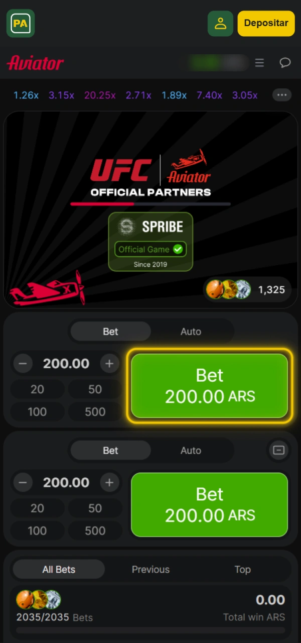 Haga su apuesta de casino en Pampas Argentina oficial.