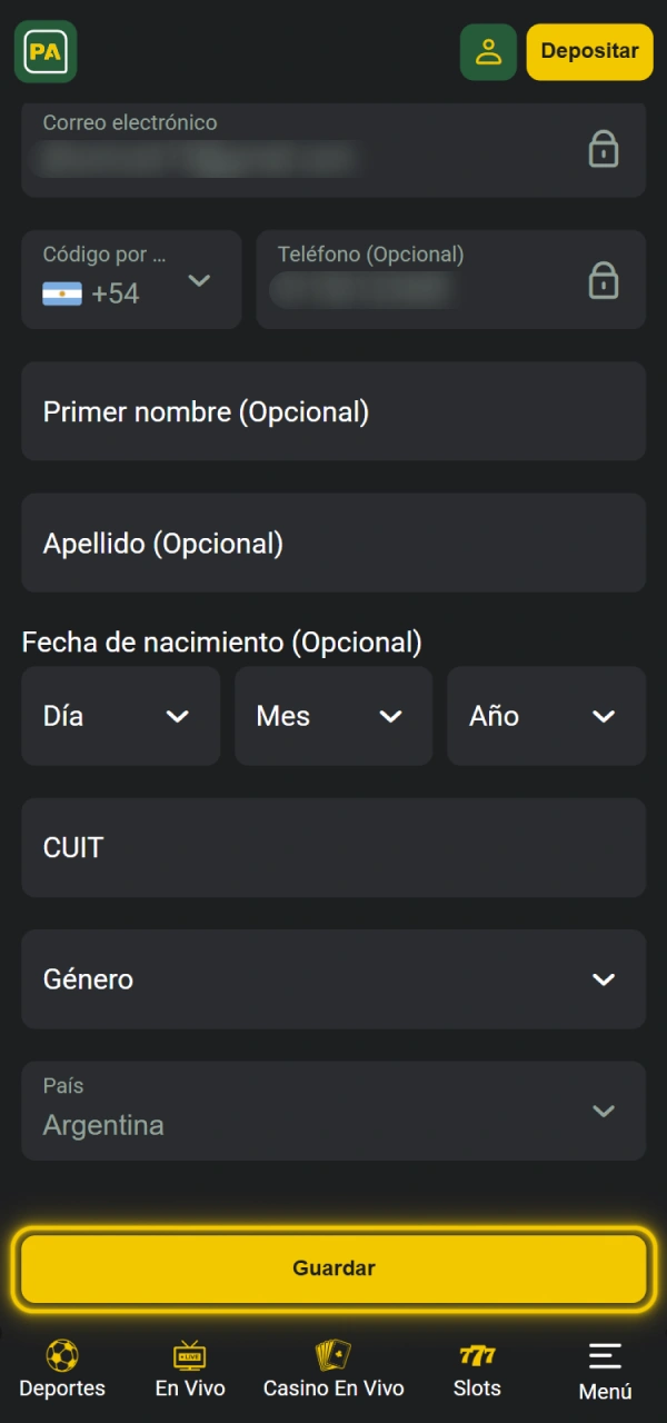 Verifique su cuenta de Pampas Argentina para completar el registro.