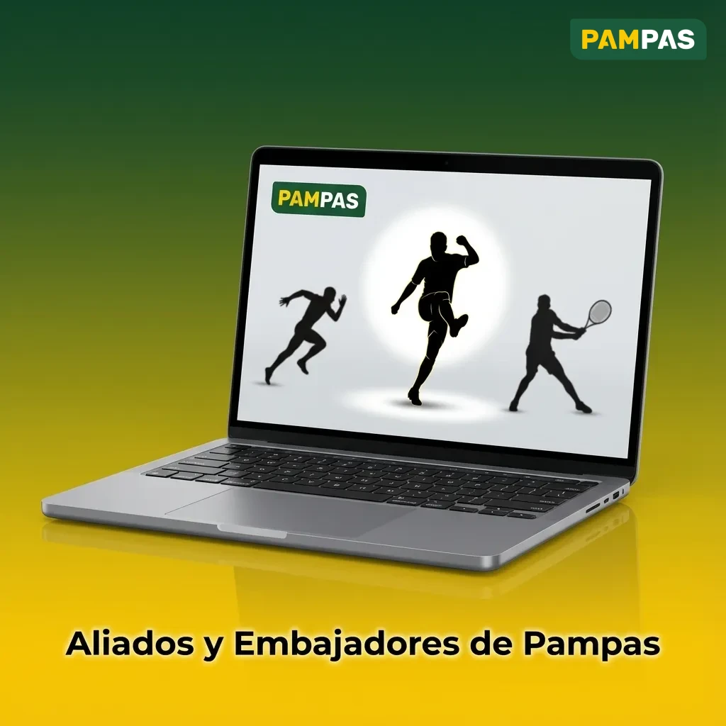 Pampas brand ambassadors from Argentine sports and entertainment promoting at events and digital platforms.