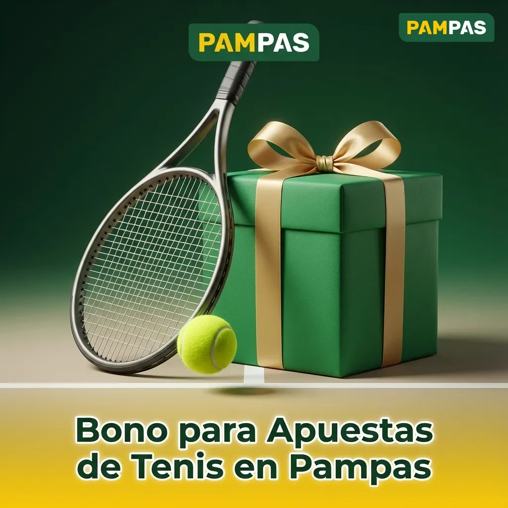 Bono de bienvenida deportivo para apuestas de tenis en Pampas con requisitos de rollover y términos aplicables
