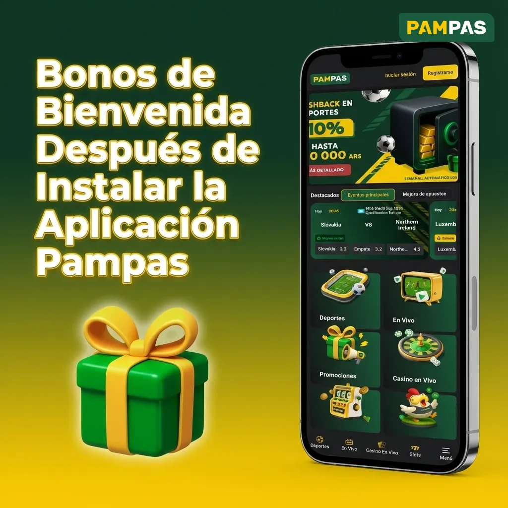 Pampas app welcome bonuses for Argentina: sports betting and casino deposit bonuses up to 400% with promotional offers
