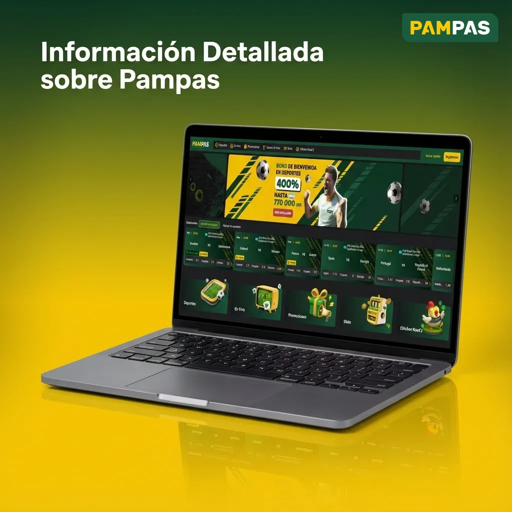 Pampas betting platform interface showing sports markets and secure mobile app features for Argentine players