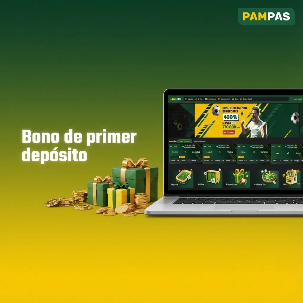 Bono de bienvenida con hasta 400% en deportes y casino para nuevos usuarios en sus primeros cinco depósitos