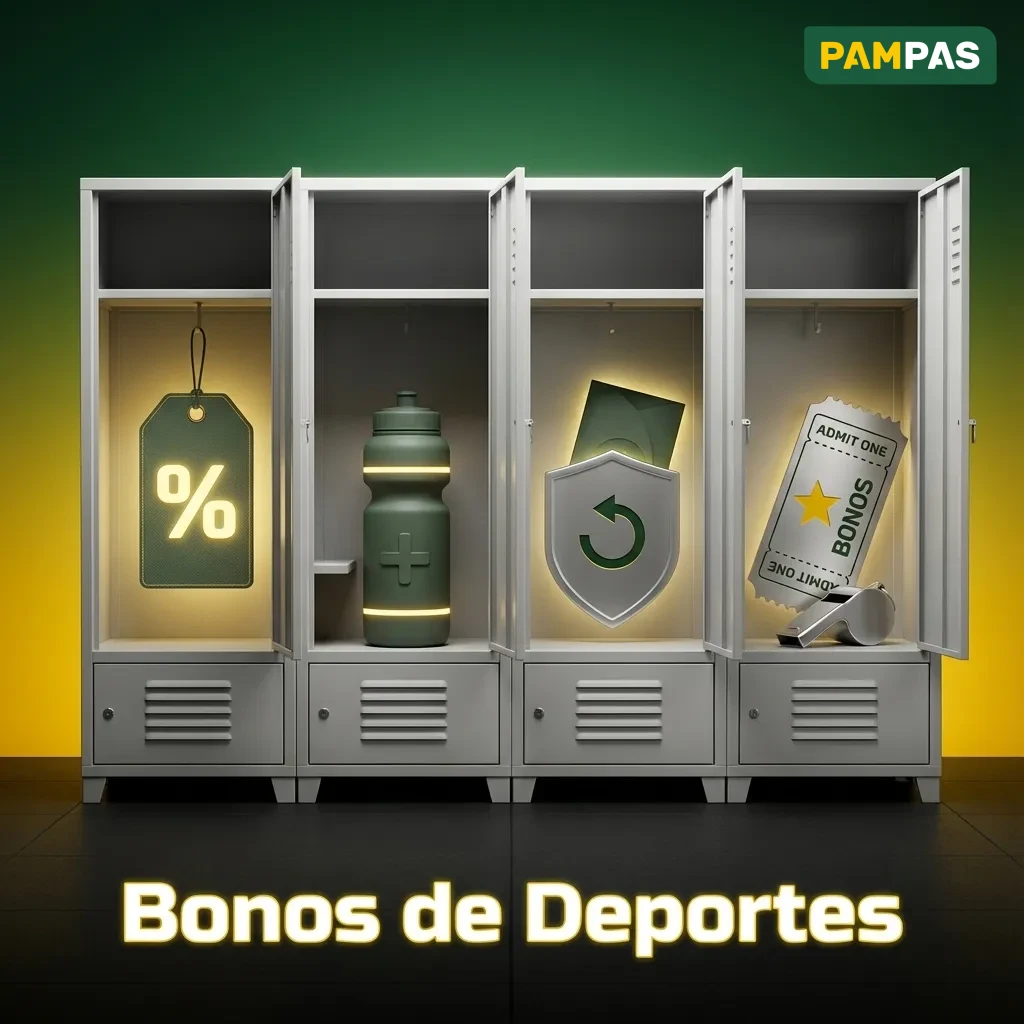 Sports betting bonuses illustration showing free bet on first goal, accumulator insurance, and enhanced odds promotions