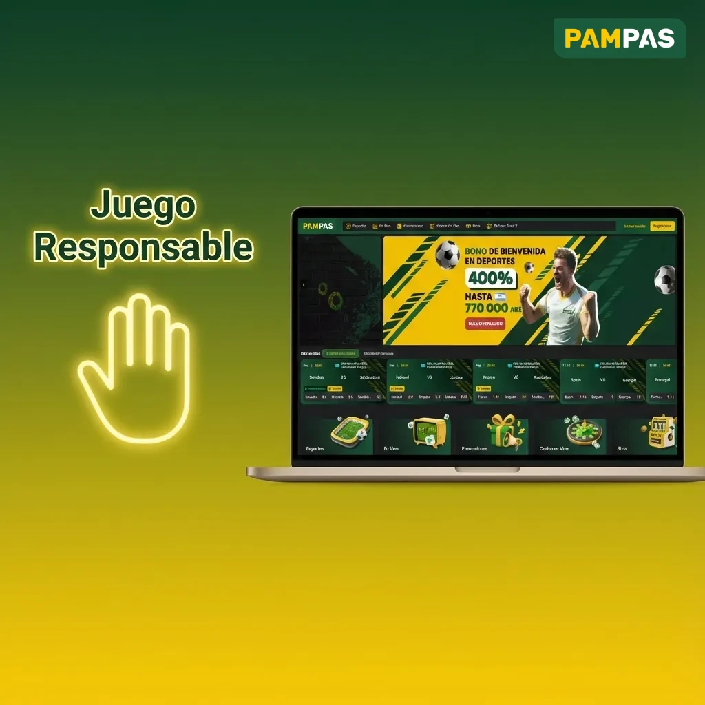 Ilustración sobre juego responsable mostrando prácticas de control como límites de depósito y autoexclusión