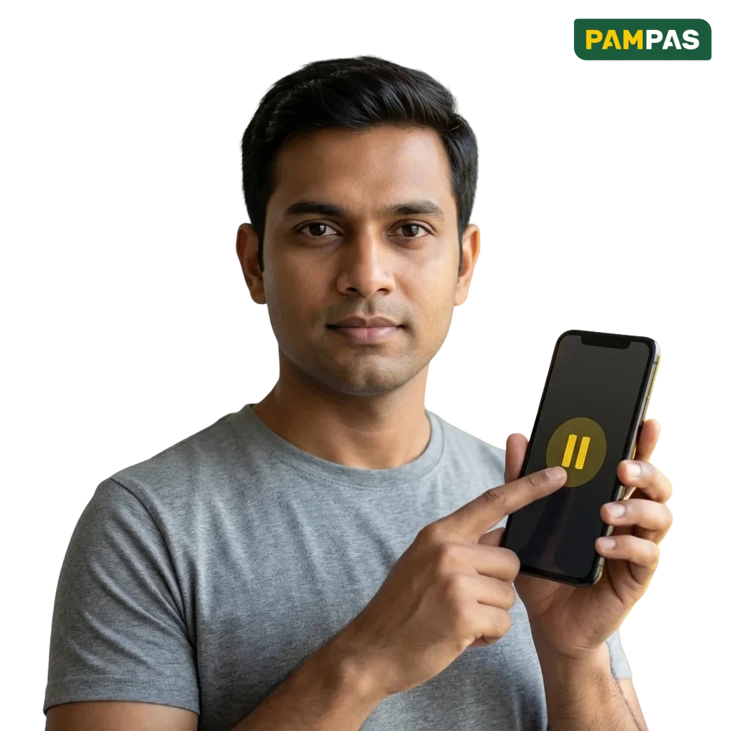 Logotipo de Juego Responsable mostrando compromiso con el entretenimiento seguro y controlado en Pampas