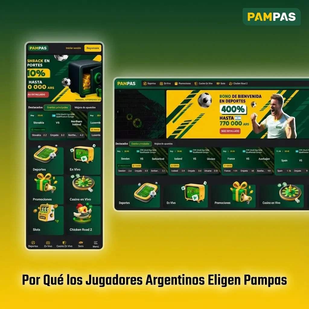 Argentine players choosing Pampas platform with local payment methods, mobile app, bonuses, live casino, and support